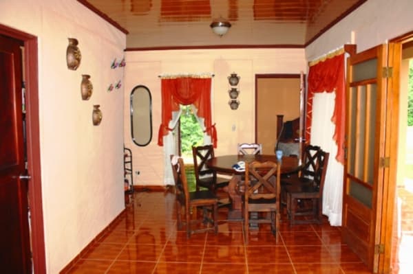 Tico-Style 4BR Home bordered by Bubbling Stream In Tronadora