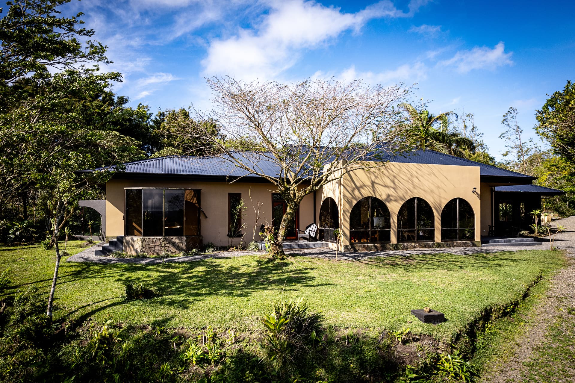 Spacious Arenal View Home with Cabins, Pavilion & Nature Trails