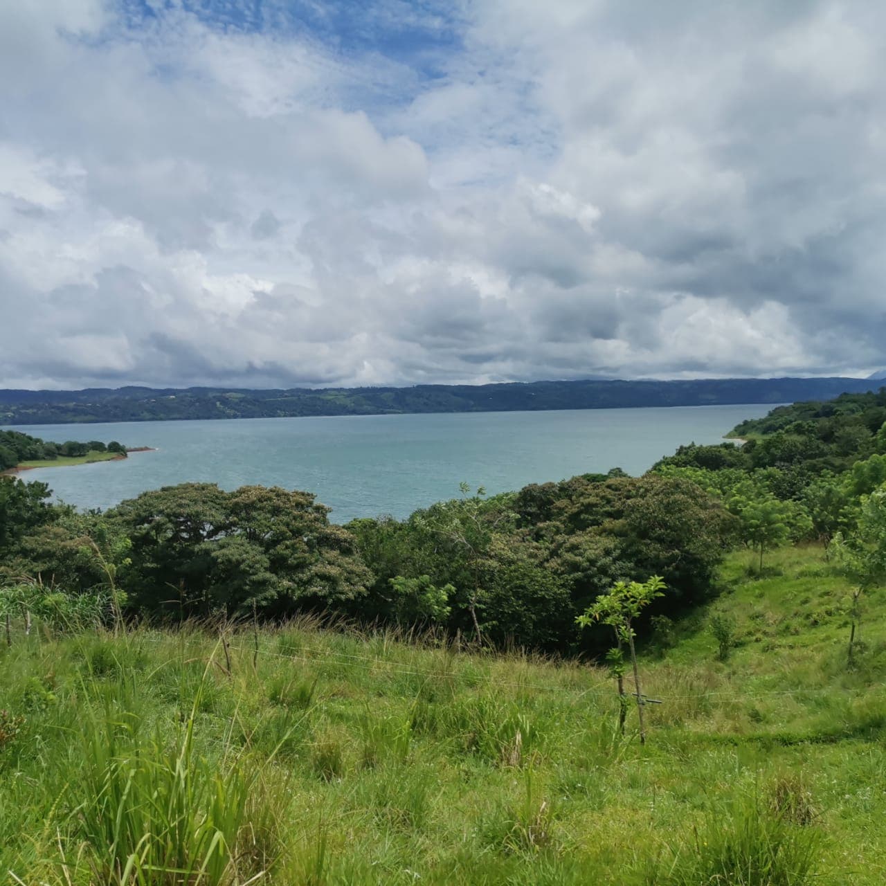 Large, Lake and Volcano View Parcel with Modest Tico Home and LAKE ACCESS