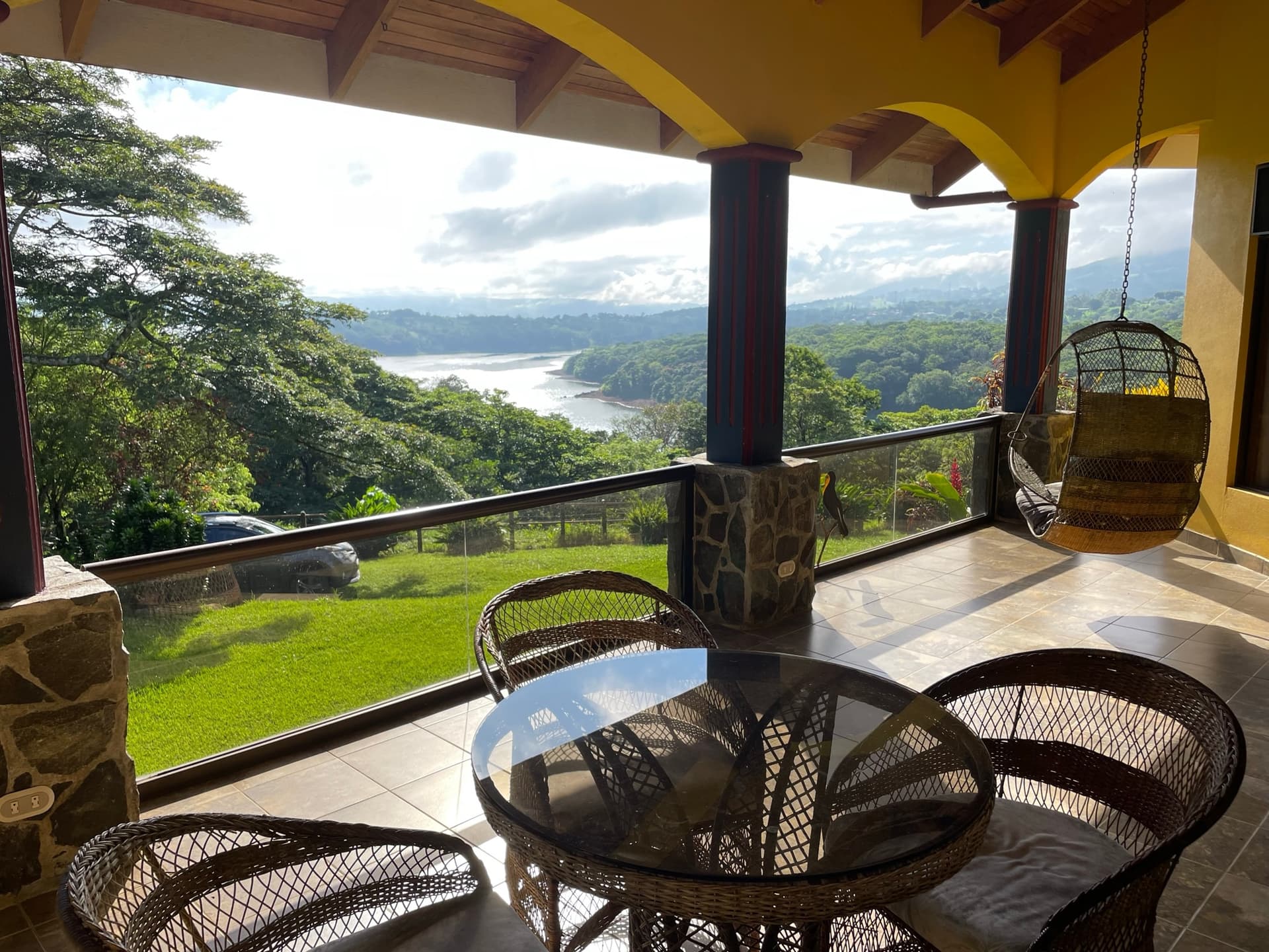 Lake & Volcano View Home, Salt Water Pool, Workshop near San Luis -2BD/2BA –